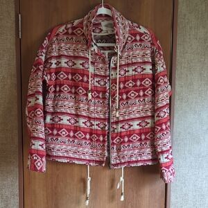 Forever 21 Southwestern Cropped Jacket